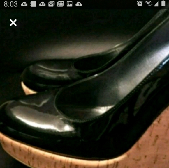 BN Stuart Weitzman Black Wedges 35 - Picture 2 of 10